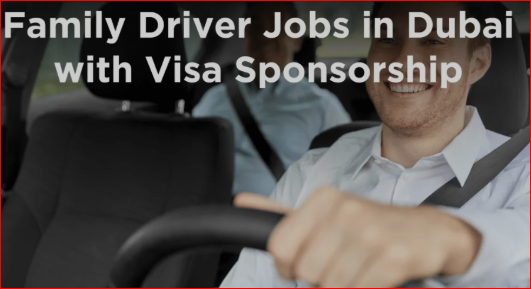 Family Driver Jobs in Dubai